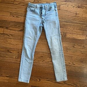 Levi 501 Skinny light wash